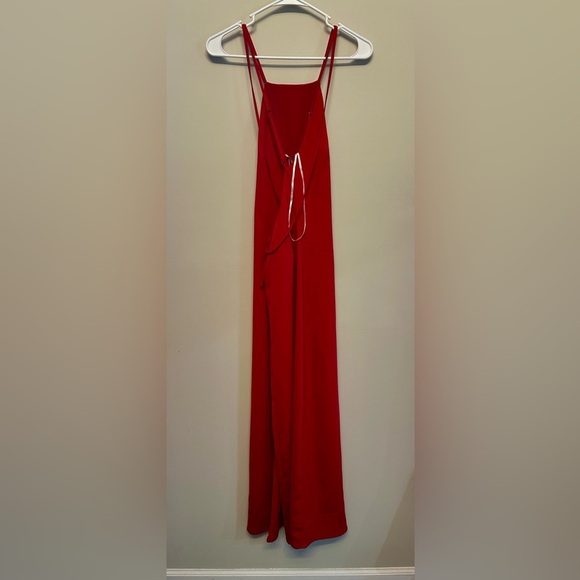 Forever 21 Contemporary Red Halter Slip Dress  Small - Picture 2 of 3